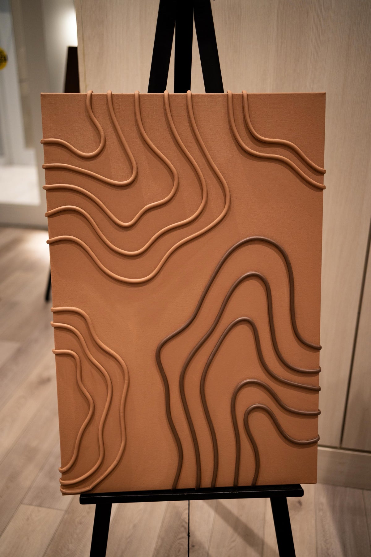 Desert Flow - Terracotta wave artwork