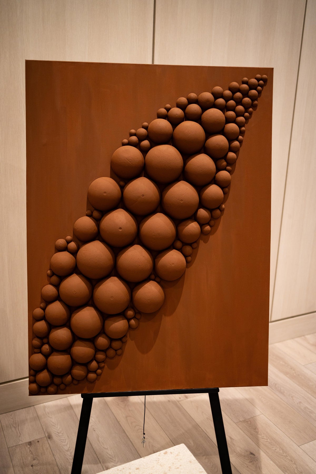 Earth Cluster - Terracotta sphere artwork